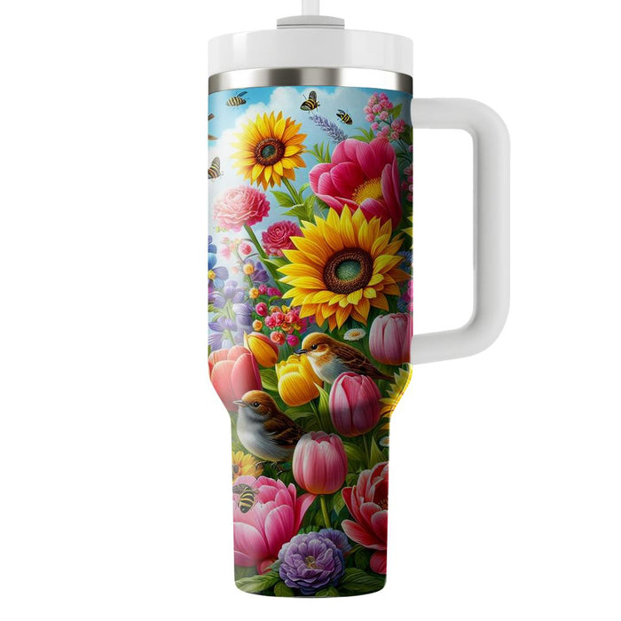 Spring Sunshine Blooms  Tumblers For Gifts