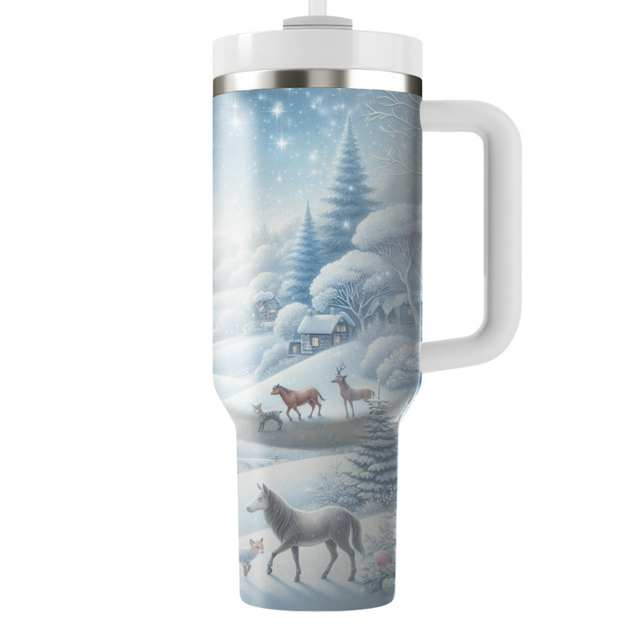 Winter Wonderland Scenes  Personalized Tumblers