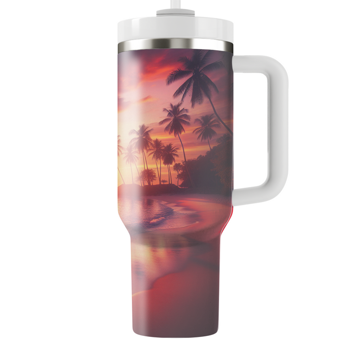 Summer Sunset Retreat  Personalized Tumblers