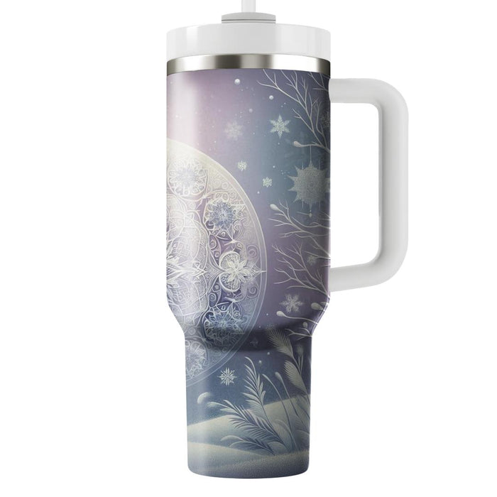 Winter Frosted Fantasy  Travel Tumblers