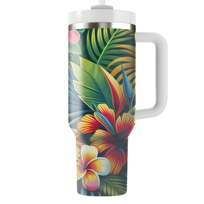 Bright Tropical Garden  Insulated Tumblers