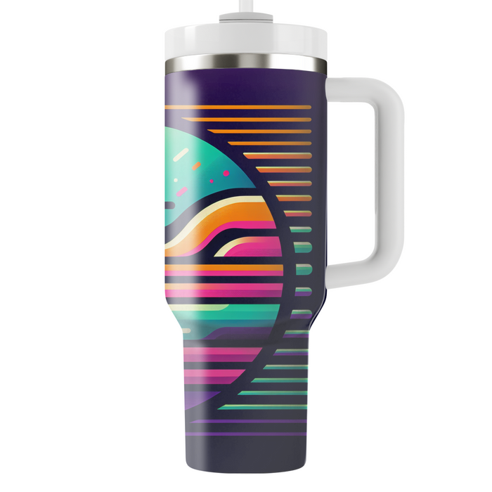 Bold Neon Stripes  Tumbler Cups