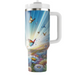 Spring Rainbow Blossoms  Personalized Tumblers