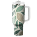 Geometric Leaf Dance  Tumblers With Lids