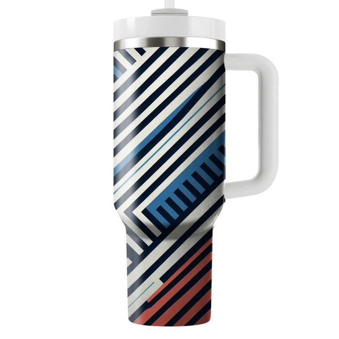 Sleek Striped Pattern  Tumblers For Gifts