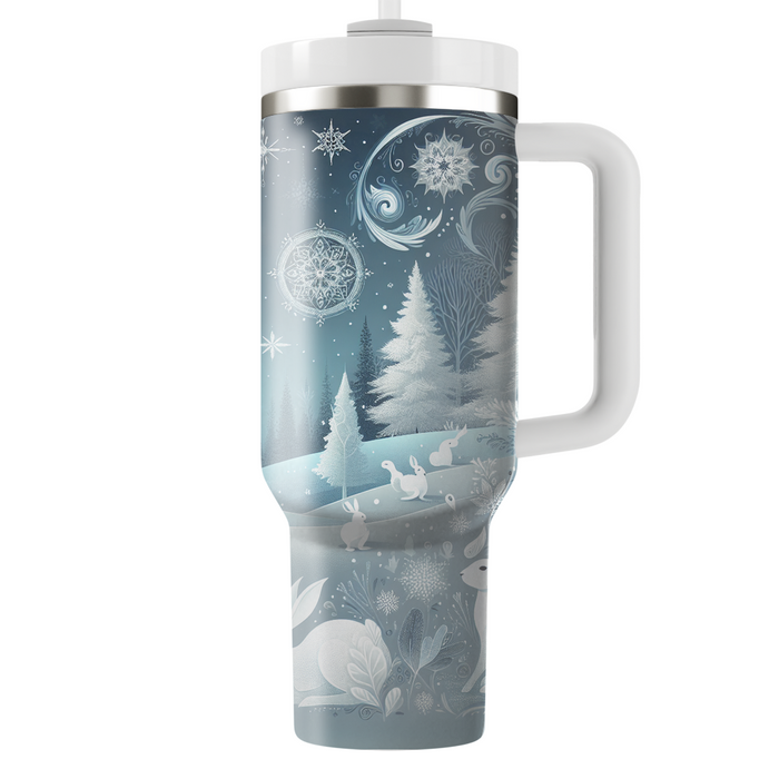 Winter Snowflake Whimsy  Tumbler Cups