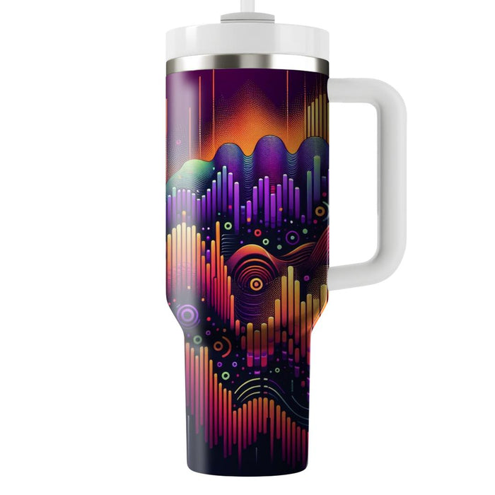 Techno Wave Music  Unique Tumblers