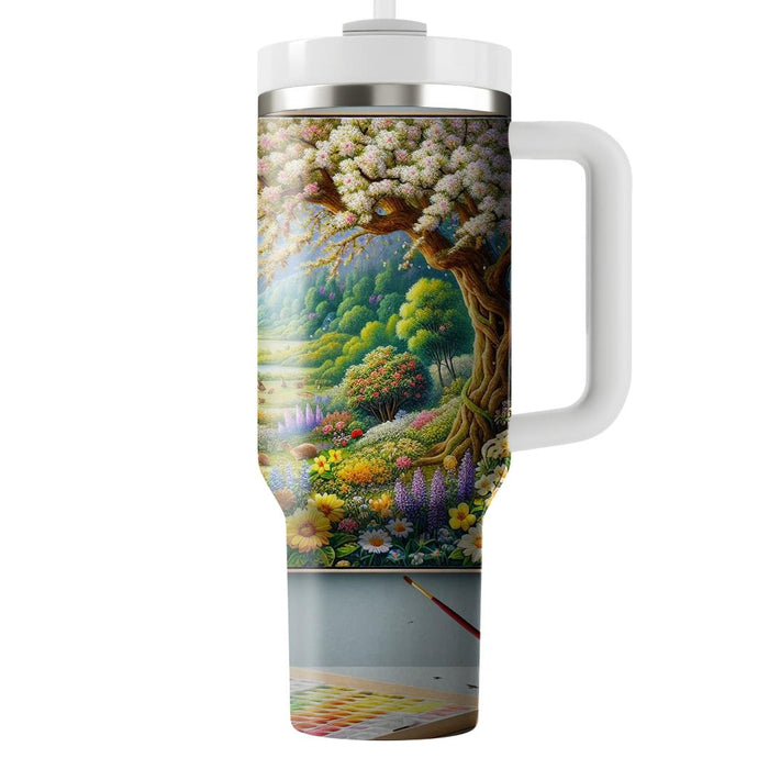 Spring Nature's Awakening  Tumblers With Lids