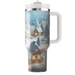 Winter Snowy Village  Personalized Tumblers