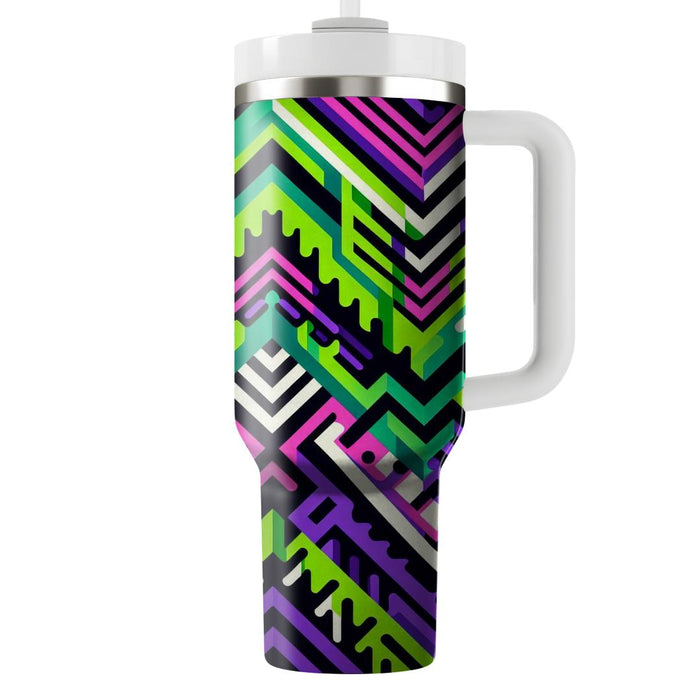 Funky Zigzag Jazz  Unique Tumblers