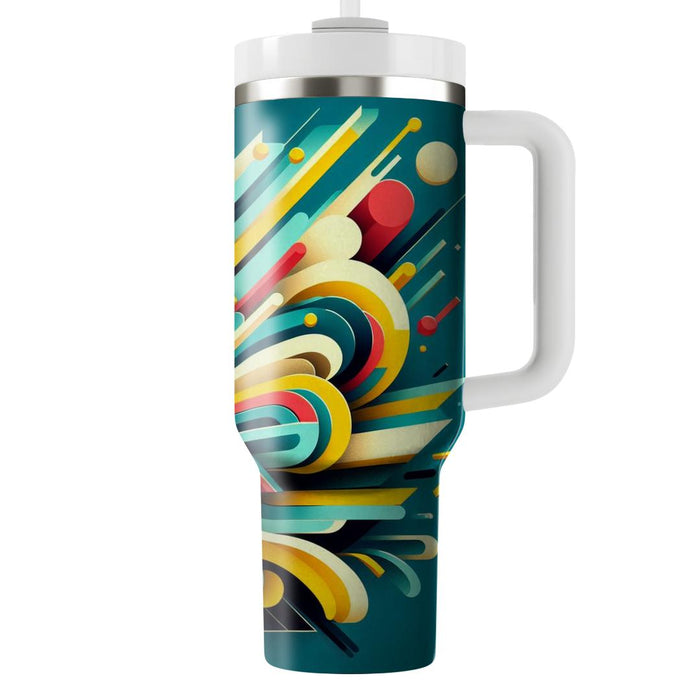 Geometric Pattern Burst  Tumblers For Gifts