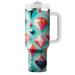 Vibrant Diamond Pattern  Custom Tumblers