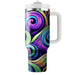 Abstract Spiral Waves  Custom Tumblers