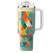 Artistic Triangular Pattern  Decorative Tumblers