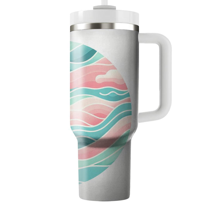 Whimsical Wave  Personalized Tumblers