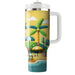 Whimsical Beach Scene  Tumblers With Lids