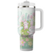 Whimsical Rabbit Meadow  Tumblers With Lids