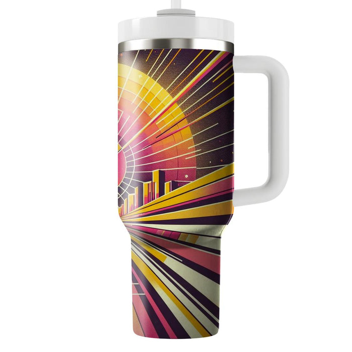 Synth Sunburst  Custom Tumblers