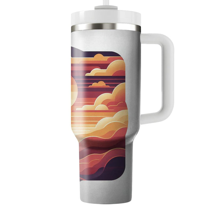 Sunset Dreamscape  Tumbler Cups