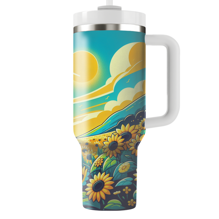 Sunflower Delight  Personalized Tumblers