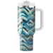 Geometric Wave Motion Custom Tumblers