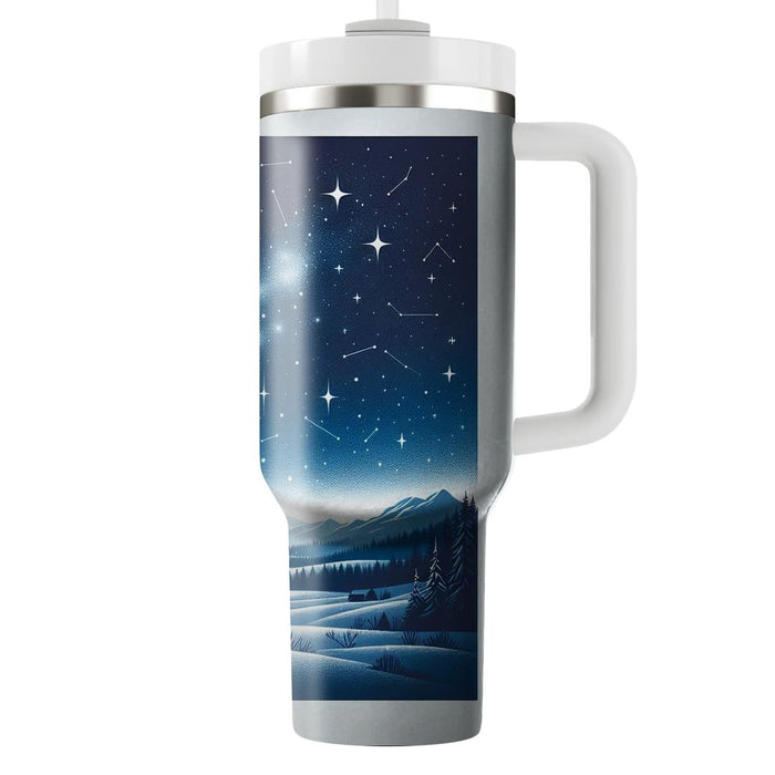 Winter Starlit Skies  Unique Tumblers