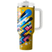 Bold Zigzag Patterns  Personalized Tumblers