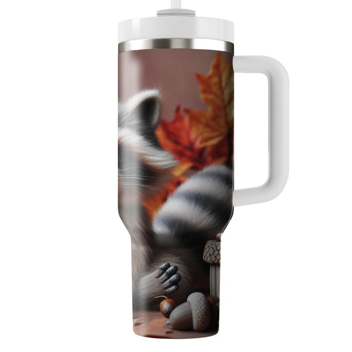 Whimsical Raccoon Adventures  Travel Tumblers