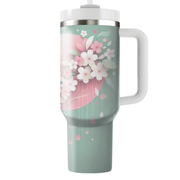 Spring Petal Shower  Custom Tumblers