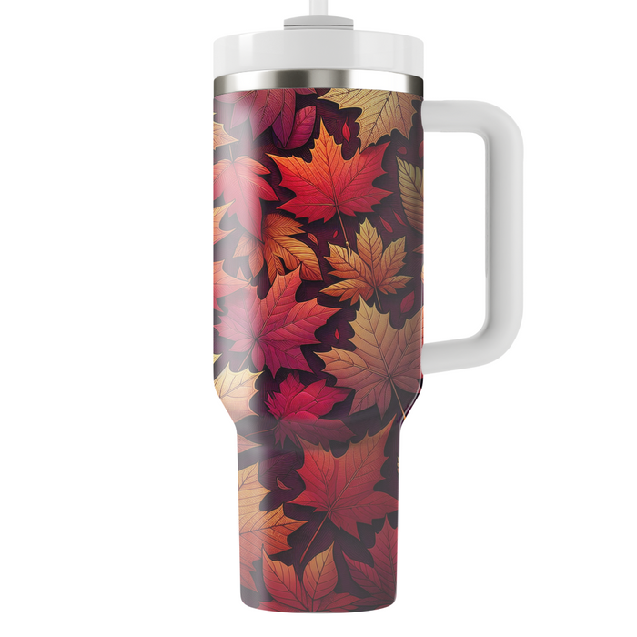 Autumn Maple Leaf  Personalized Tumblers