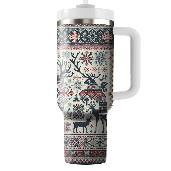 Winter Nordic Patterns  Tumblers For Gifts