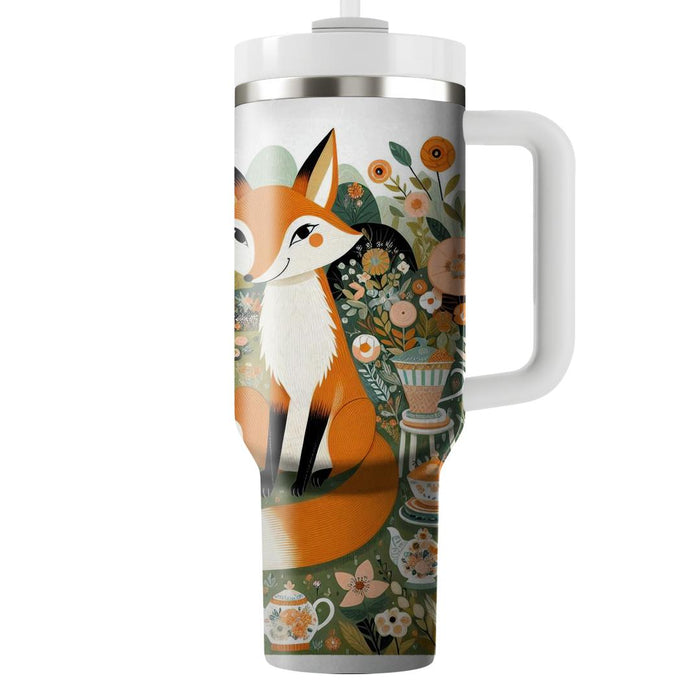 Whimsical Fox Tea Party  Decorative Tumblers