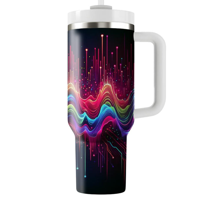 Techno Color  Tumbler Cups