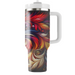 Autumn Leaf Swirl  Travel Tumblers