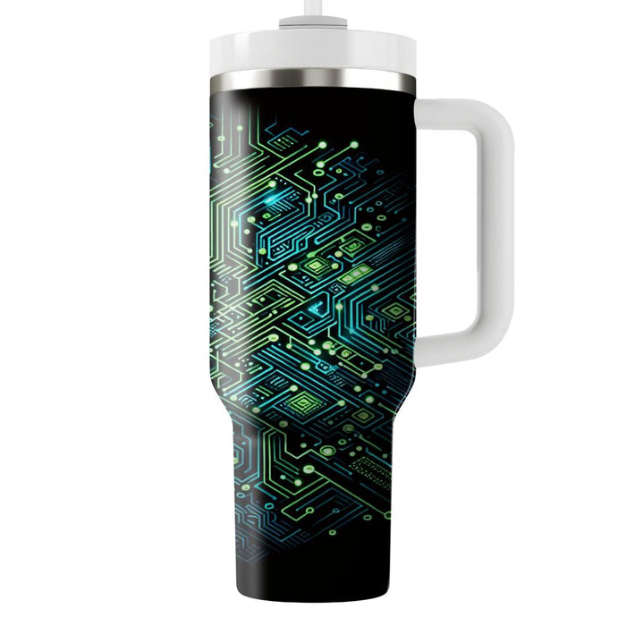 Futuristic Circuit Board  Insulated Tumblers