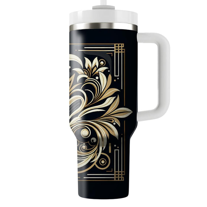 Timeless Art Deco  Personalized Tumblers