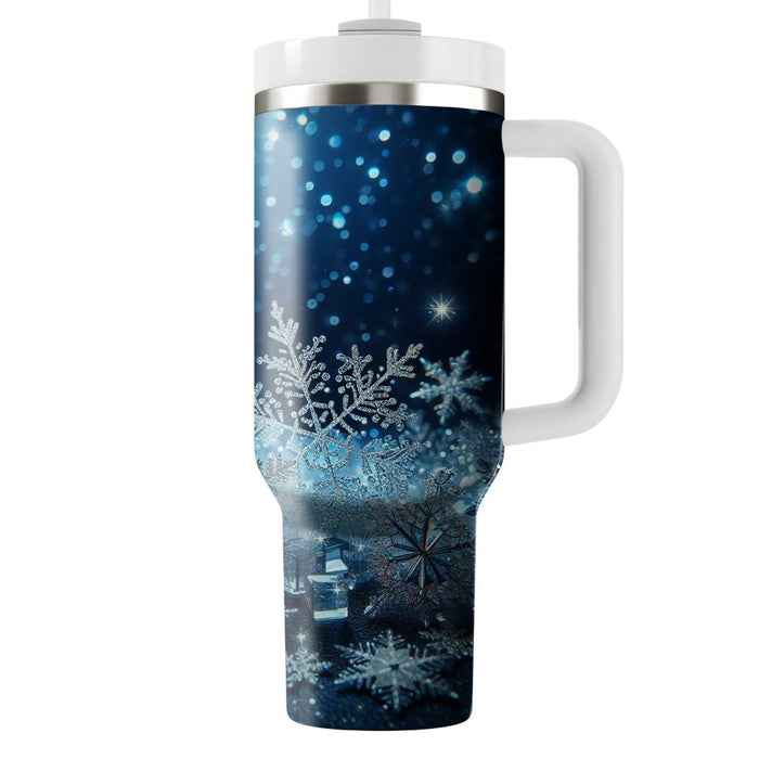 Winter Crystal Sparkle  Custom Tumblers