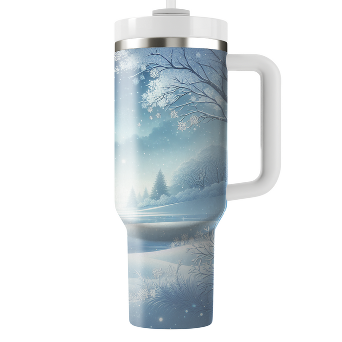 Winter Snowy Serenity  Travel Tumblers