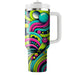 Retro Paisley Pop  Travel Tumblers