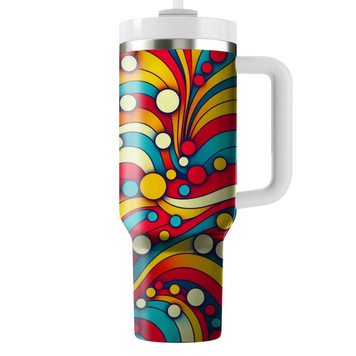 Retro Polka Dance  Decorative Tumblers