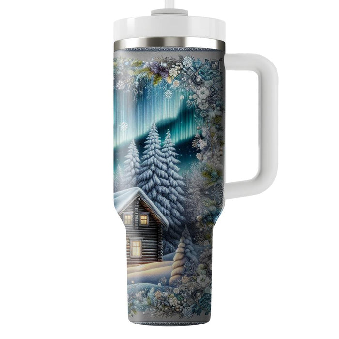 Winter Nordic Nights  Decorative Tumblers