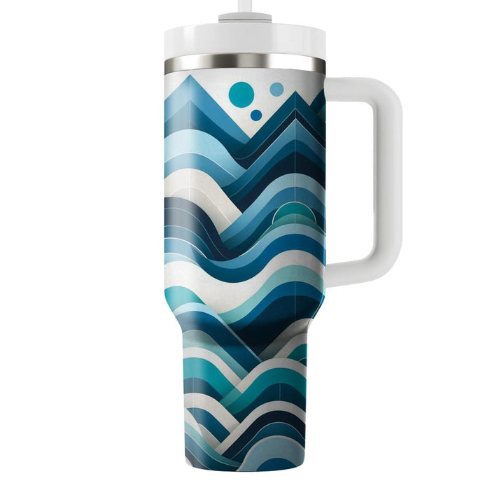 Geometric Wave Form  Tumblers For Gifts