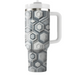 Minimalist Hexagonal Lattice  Personalized Tumblers