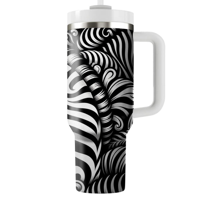 Zebra Stripe  Personalized Tumblers