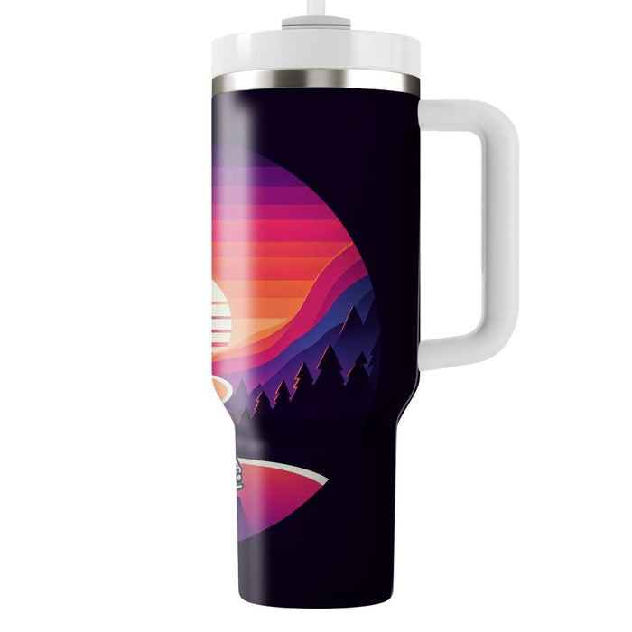 Sunset Roadtrip Vibes  Tumblers With Lids