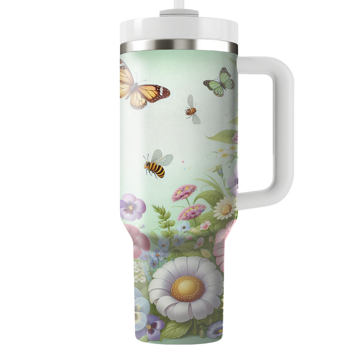 Spring Garden Delight  Personalized Tumblers