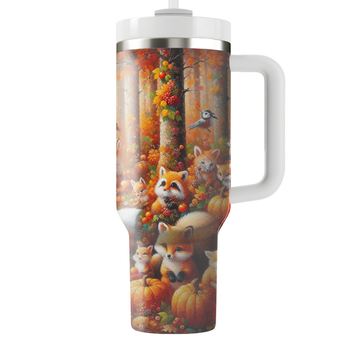 Autumn Forest Friends  Custom Tumblers