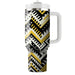 Bold Zigzag Motion  Tumblers With Lids