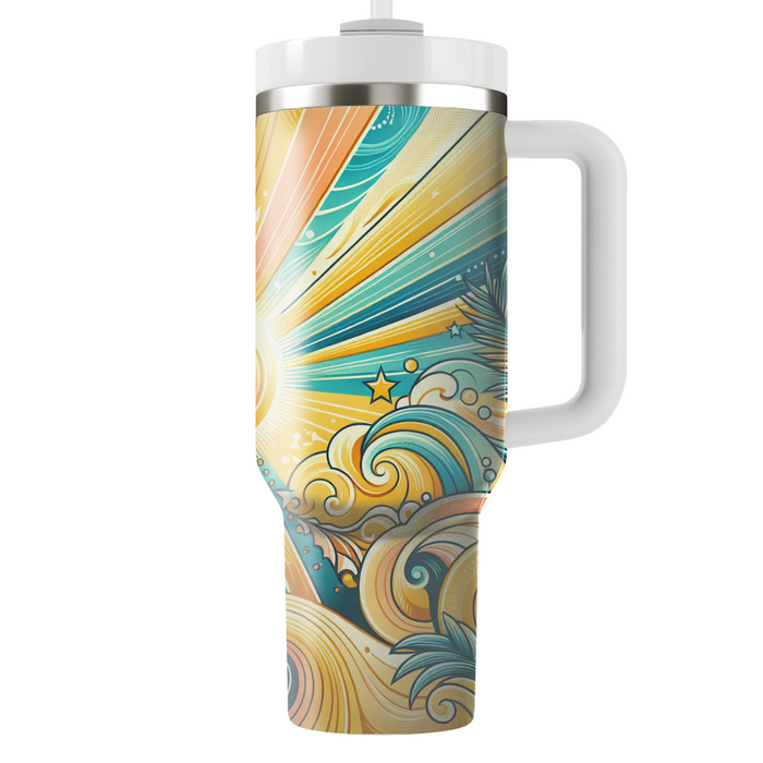 Sundrenched Vibes - Summer Solstice Festival  Custom Tumblers