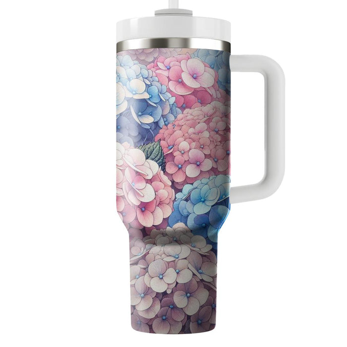 Blush Hydrangea Harmony  Tumbler Cups